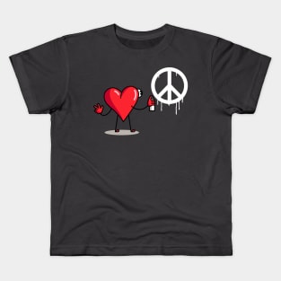 Peace Graffiti Kids T-Shirt